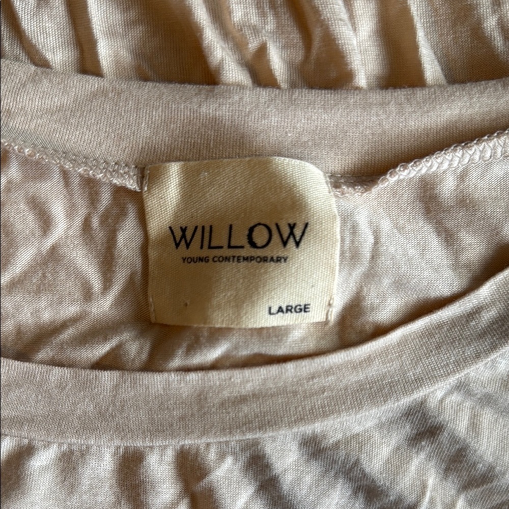 Floral Sleeve Cream Top - Picture 3 of 6